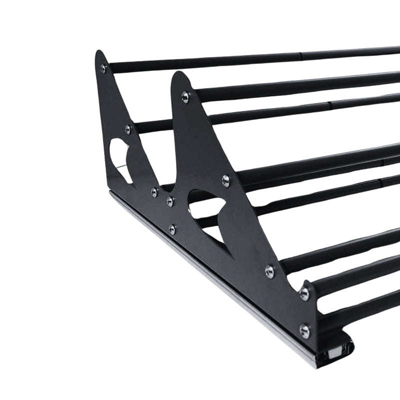 ROCO Adjustable Shoe Rack Black 704mm x 405mm x 107mm