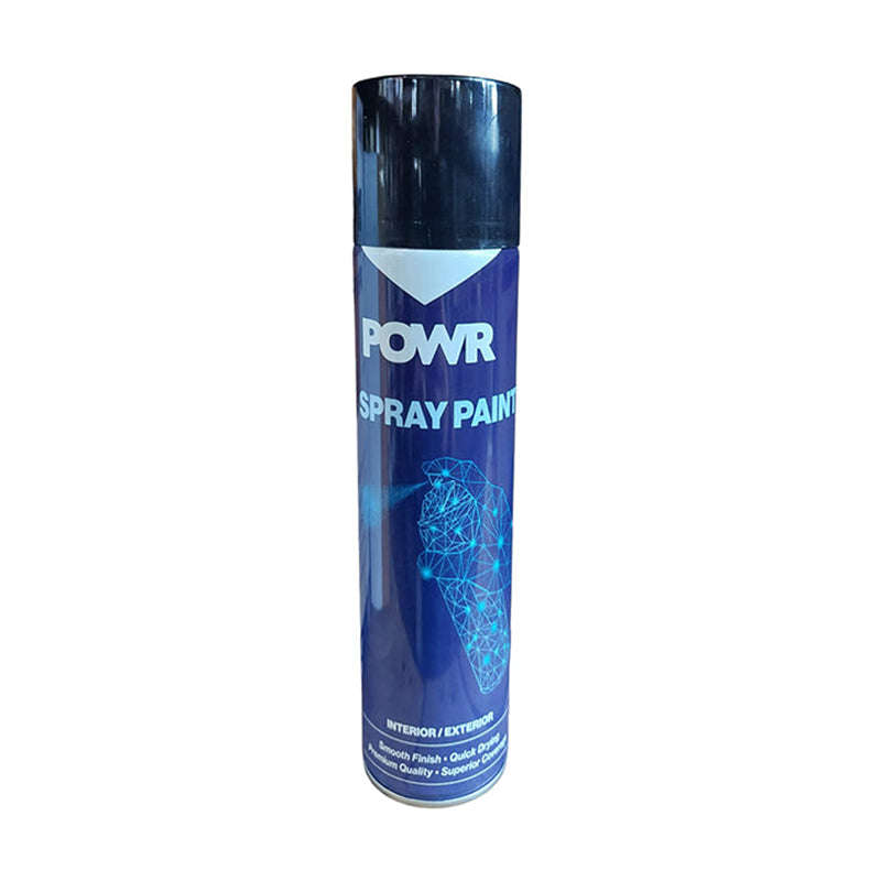 POWR Spray Paint Matt Black 300ml ( 2 Pack )