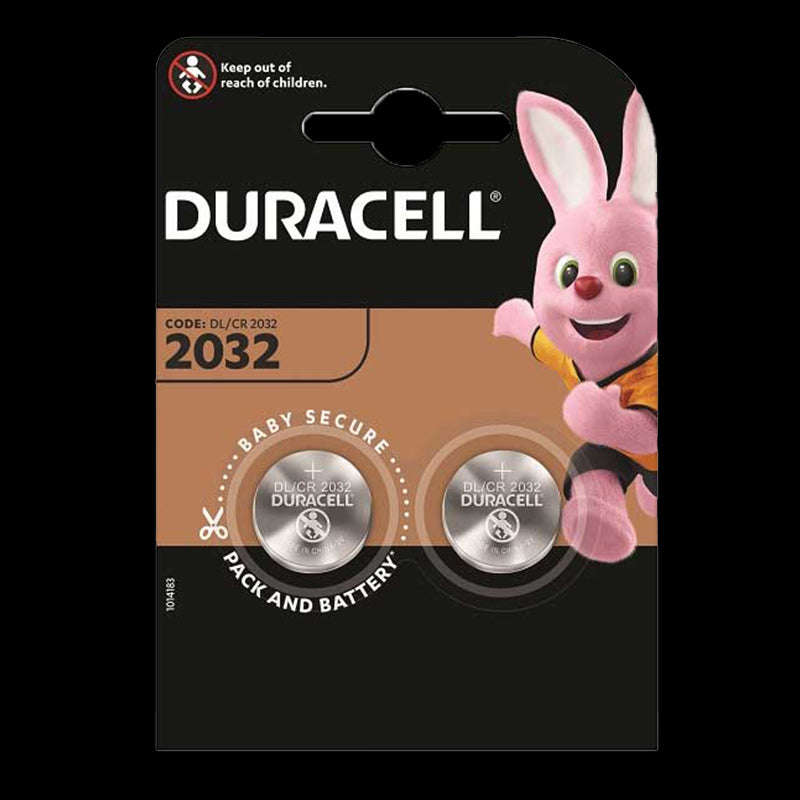 DURACELL Battery CR2032 Lithium Coin 3v ( Pack of 2 )