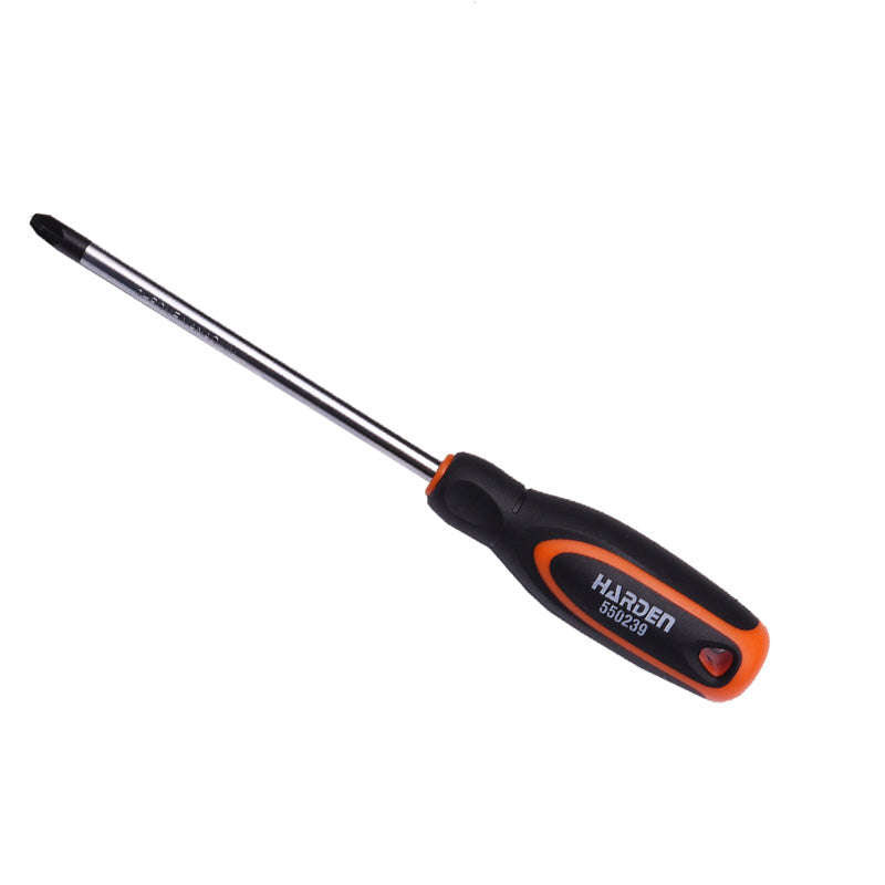HARDEN Screwdriver with Soft Handle PZ1x100mm