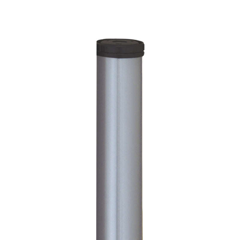 ROCO Worktop Table Leg Satin Chrome 870mm x 80mm