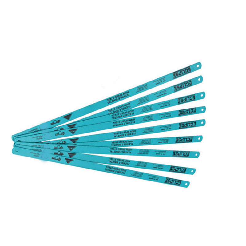 ECLIPSE Hacksaw Saw Blade High Speed Steel Shatterproof 18 Teeth Per Inch ( Box of 100 )