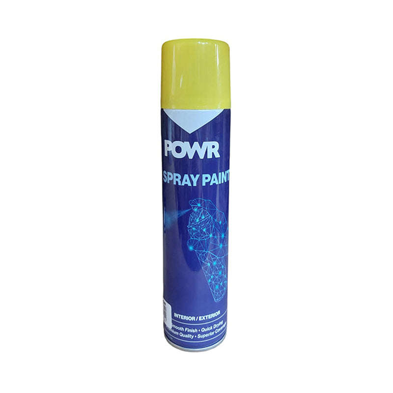 POWR Spray Paint STD 300ml Tin Yellow Canary