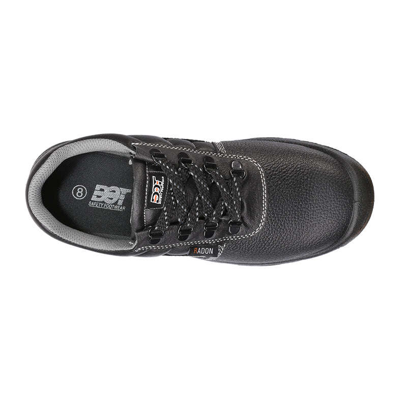 DOT Radon Oil/Acid Safety Shoe Heat Resistant Leather Black