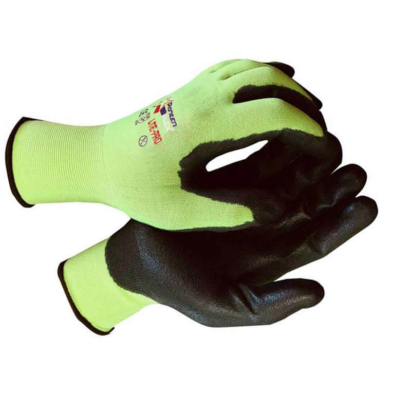 PIONEER SAFETY Gloves Flex Lite-Pro Tactile Sensitivity Fluorescent Size 10