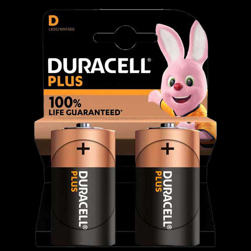DURACELL Plus Battery D Torch Battery 1.5v ( Pack of 2 )