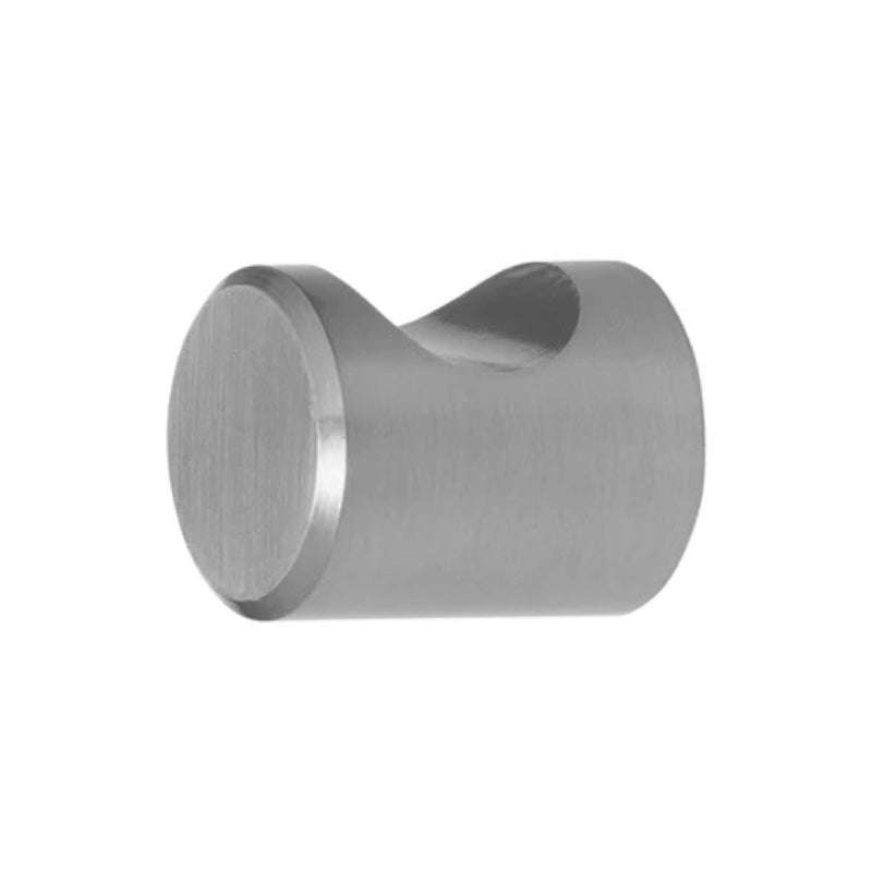 ROCO Cylindrical Drawer Knob Satin Chrome 20mm