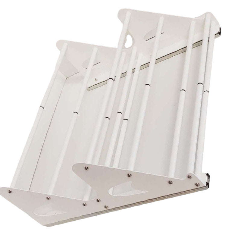 ROCO Adjustable Shoe Rack White 704mm x 405mm x 107mm