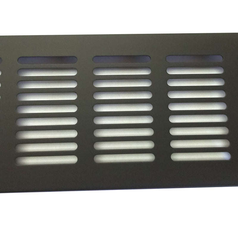ROCO Aluminum Airvent  Black 200mm x 80mm