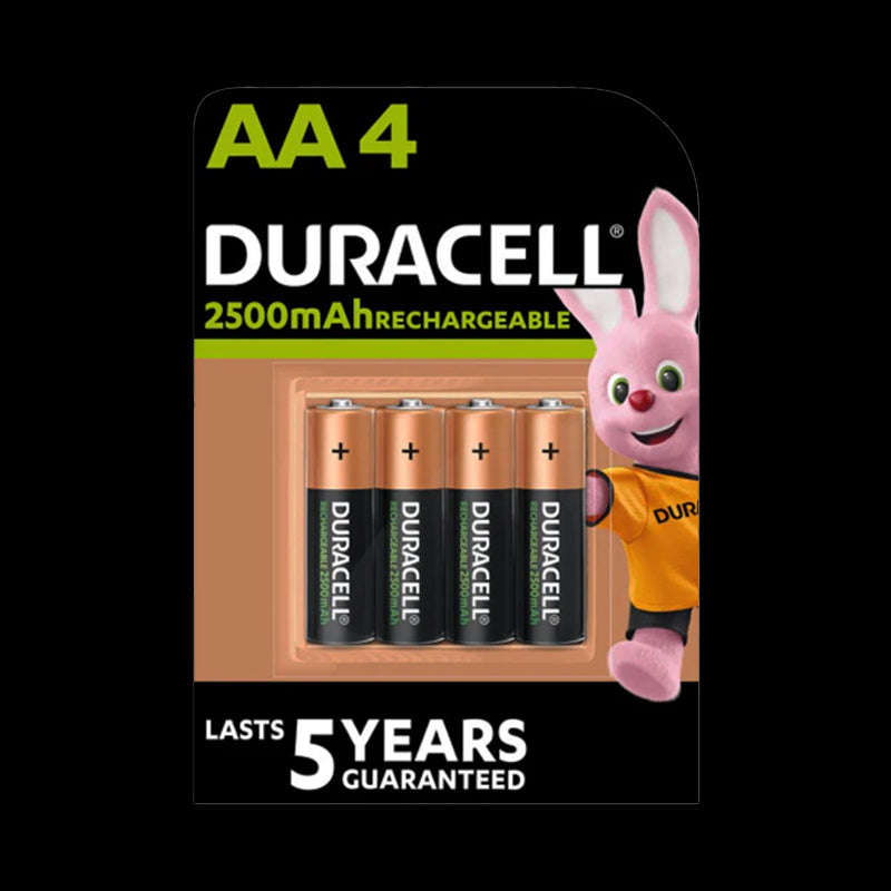 DURACELL Battery Rechargeable AA 2500mAh ( Pack of 4 )