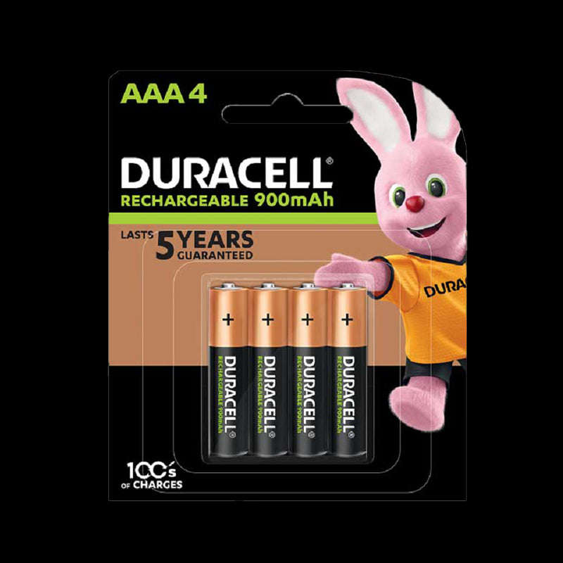 DURACELL Battery Rechargeable AAA 900mAh ( Pack of 4 )