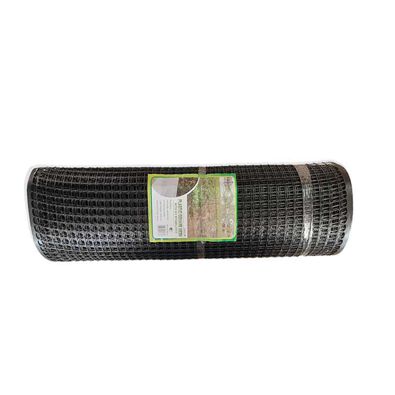 EARTH Garden Fence Roll Plastic Black 1m x 25m (30x30mm)
