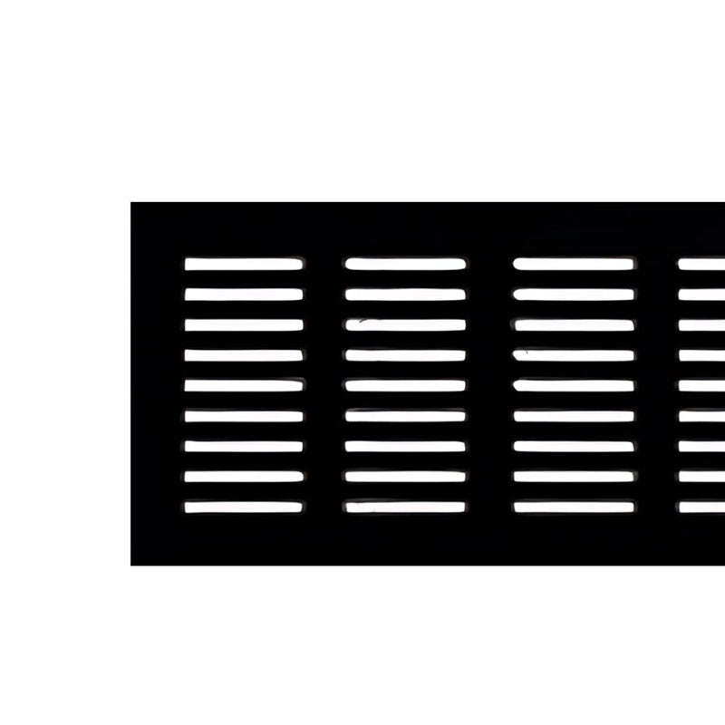 ROCO Aluminum Airvent Black 400mm x 80mm