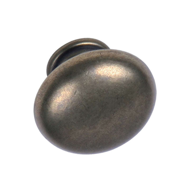ROCO Lite Mushroom Drawer Knob Antique Brass 30mm