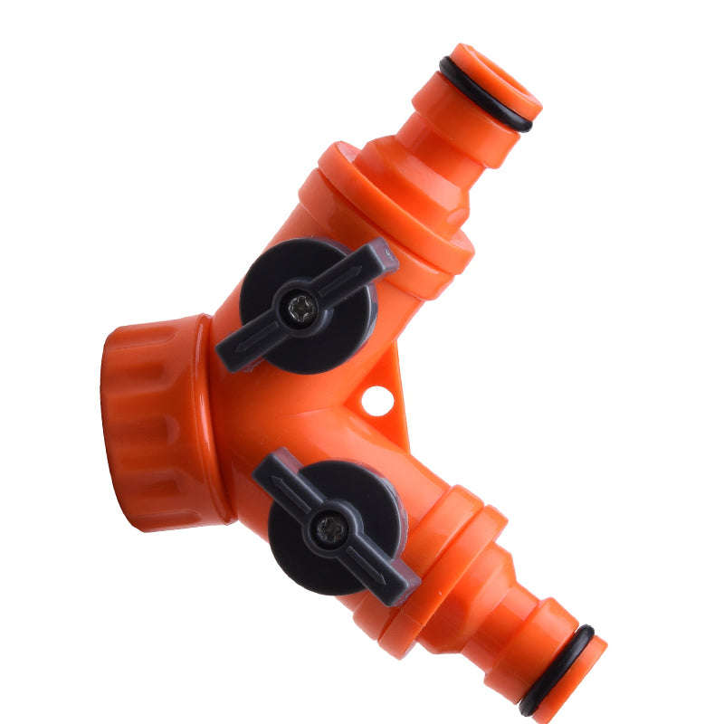 HARDEN Y Shape Double Individual Hose Connector 1/2"
