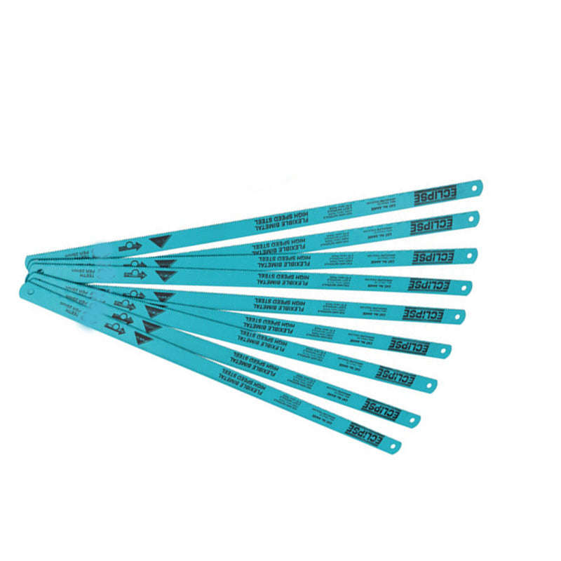 ECLIPSE Hacksaw Saw Blade High Speed Steel Shatterproof 18 Teeth Per Inch ( Box of 100 )