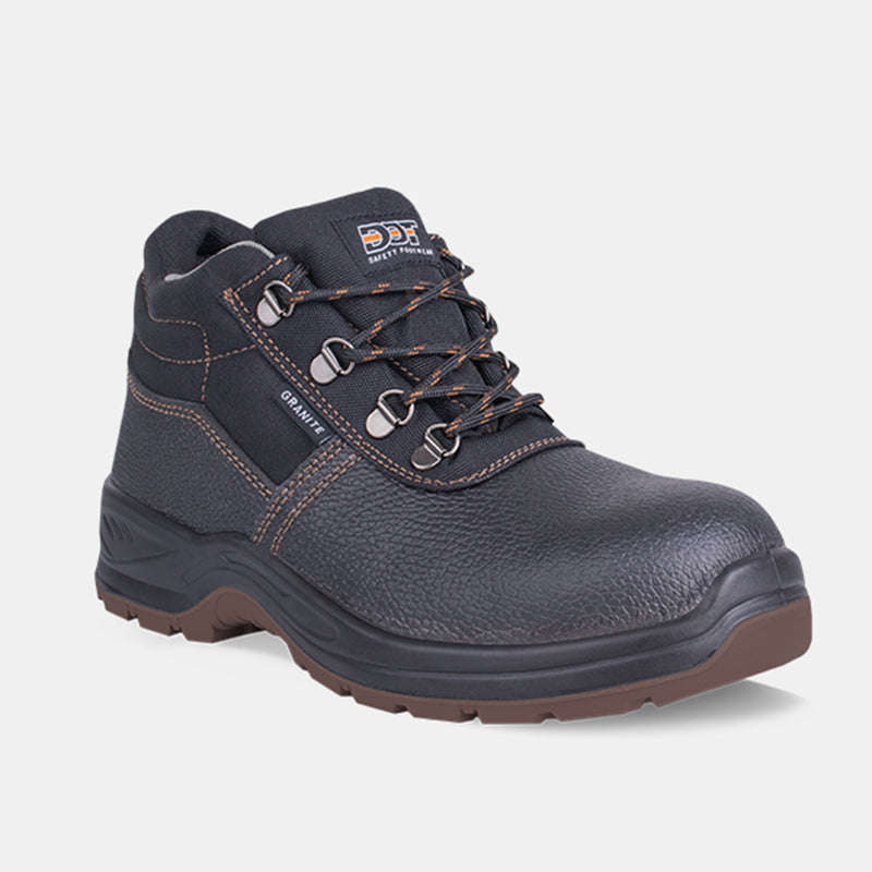 DOT Safety Boot Granite Oil And Acid Steel Toe Black SABS