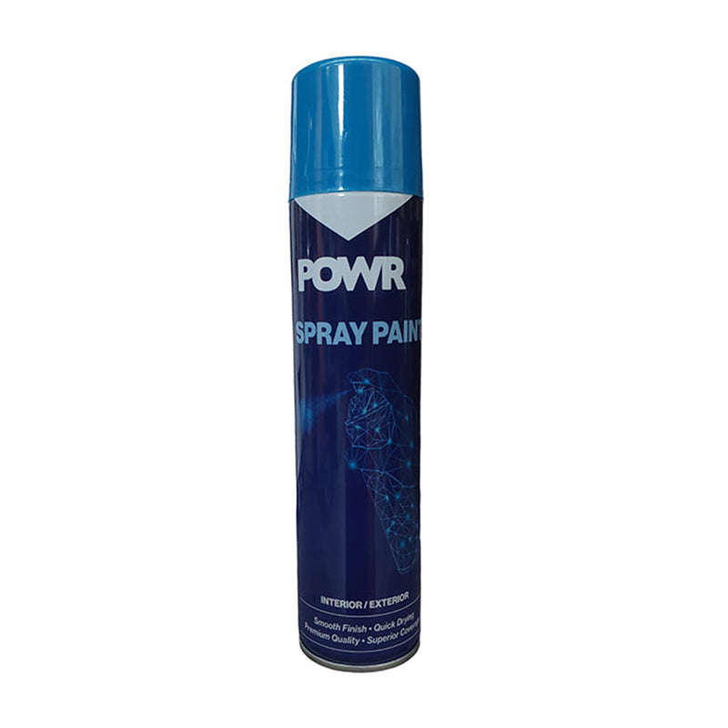 POWR Spray Paint STD 300ml Tin Blue Electric ( 12 Pack )