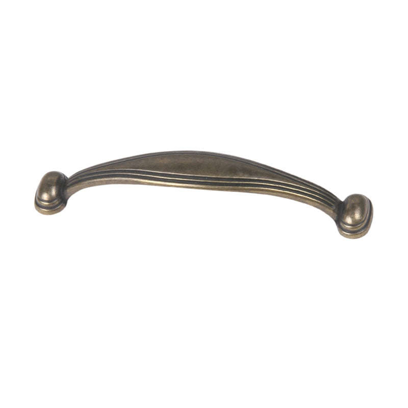 ROCO Victoria Antique Cupboard Handle Brass 96mm