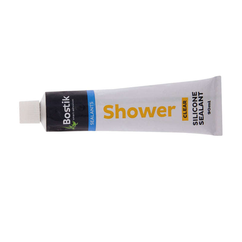 BOSTIK Shower Sanitary Silicone Sealant Clear 90ml