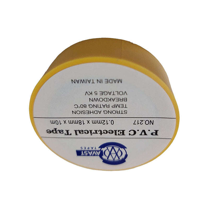 AVAST PVC Insulation Tape Yellow 10m