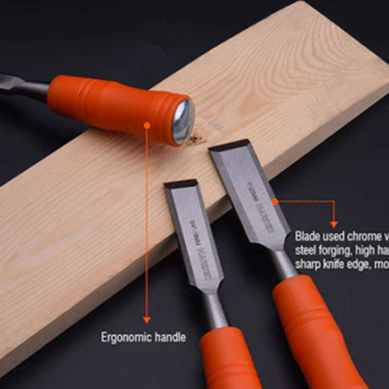 HARDEN Orange/black Handle Wood Chisel
