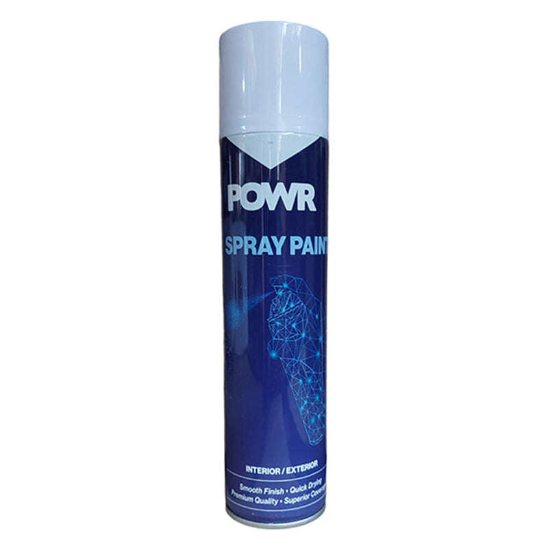 POWR Spray Paint STD 300ml Tin White Appliance