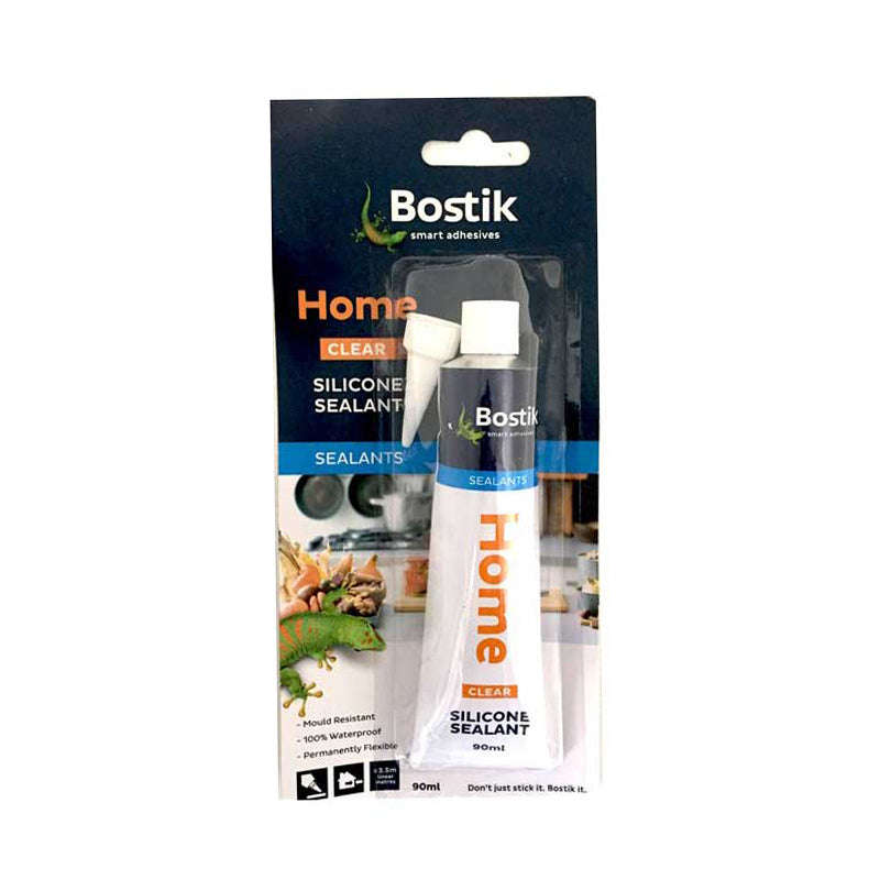 BOSTIK Home Silicone Sealant Clear 90ml