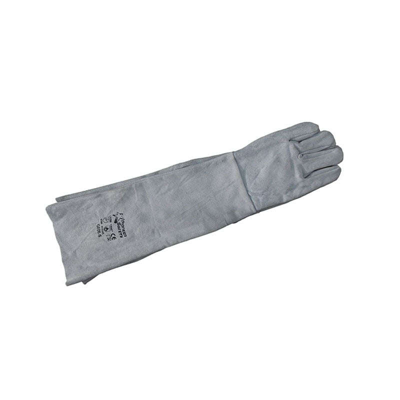PIONEER SAFETY Gloves Leather Welding Chrome Cow Split D/Palm Shoulder 16" Large