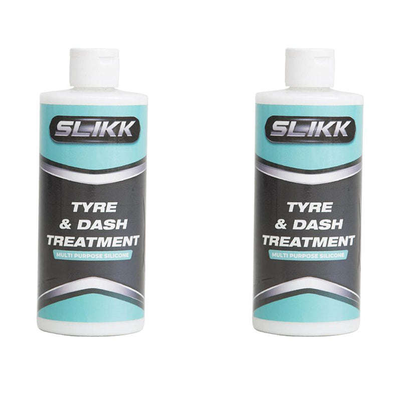 SLIKK Tyre & Dash Treatment 500ml ( 2 Pack )