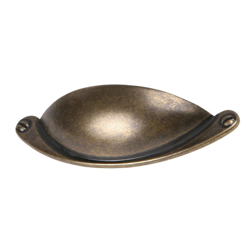 ROCO Cupboard Buttercup Handle Antique Brass 64mm