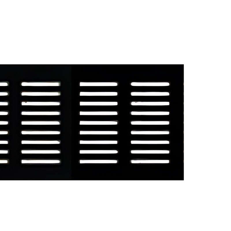 ROCO Aluminum Airvent Black 400mm x 80mm