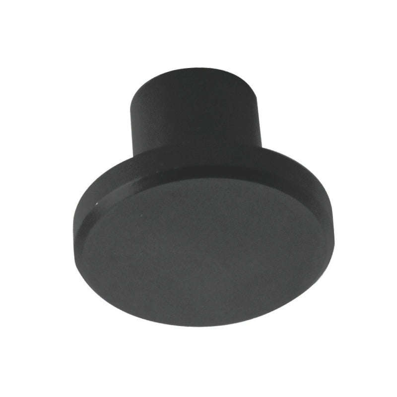 ROCO Flat Button Drawer Knob Matt Black 30mm