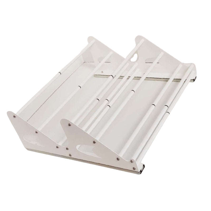 ROCO Adjustable Shoe Rack White 704mm x 405mm x 107mm