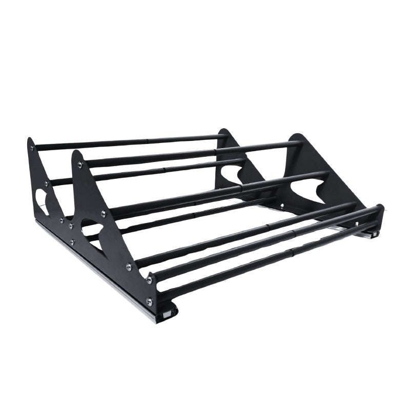 ROCO Adjustable Shoe Rack Black 704mm x 405mm x 107mm