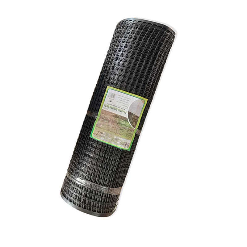 EARTH Garden Fence Roll Plastic Black 1m x 25m (30x30mm)