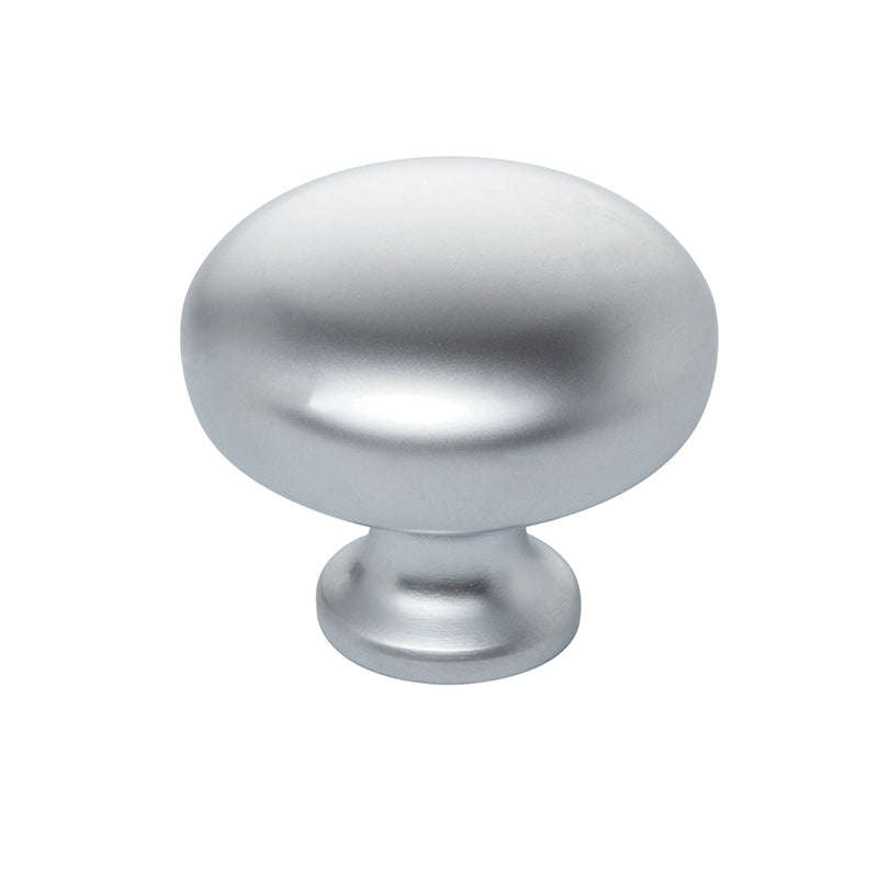 ROCO Small Base Drawer Knob Matt Chrome 32mm