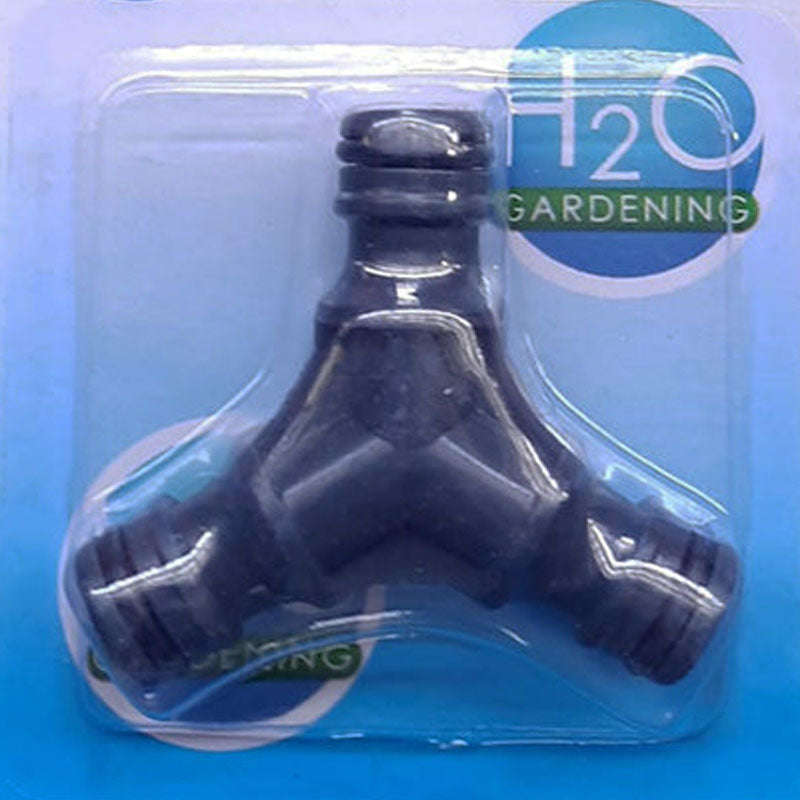 H20 Garden Hose Coupling 3 Way Split Water Flow