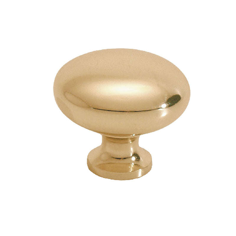 ROCO Small Base Drawer Knob Brass Plated 32mm