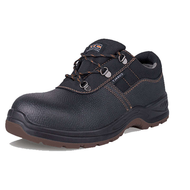 DOT Cobalt Safety Shoe Oil/Acid Steel Toe Black
