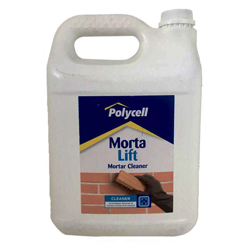 POLYCELL Morta Lift Mortar And Cement Remover and Cleaner 5 Litre