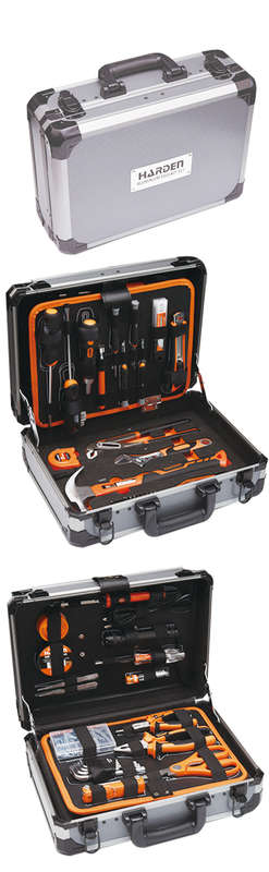 HARDEN 155 Piece Aluminium Toolkit Set