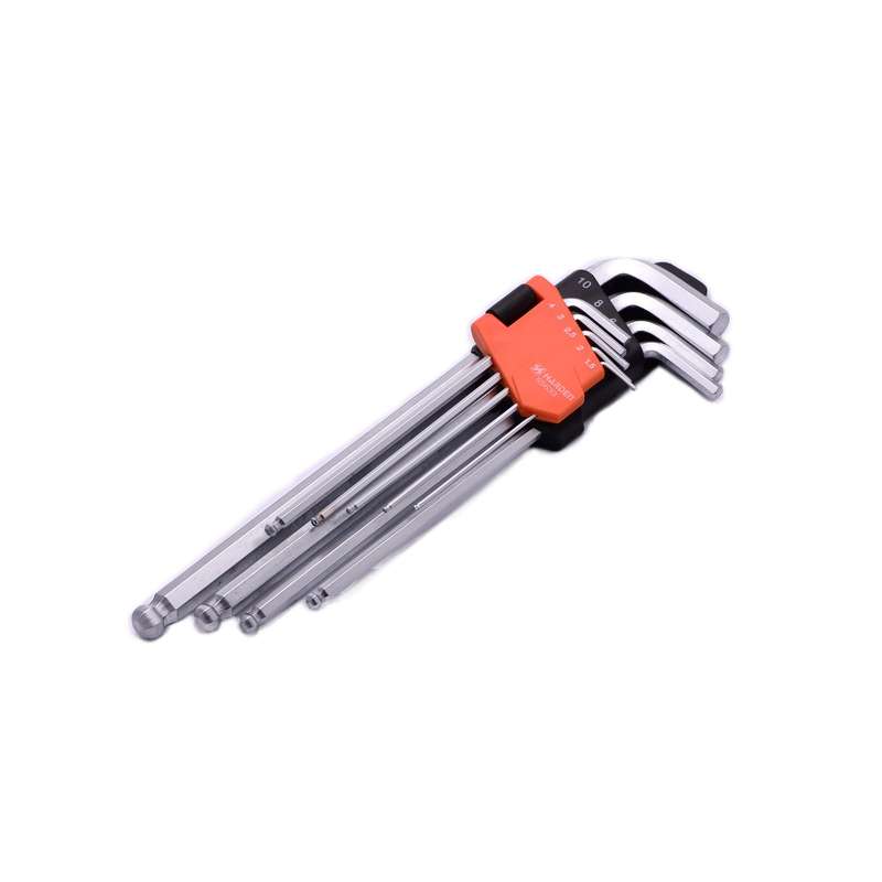 HARDEN 9 Piece Extra Long Ball Key Wrench