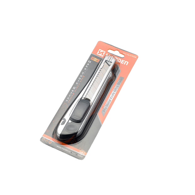 HARDEN Pro Metal Utility Craft Knife with 6 Piece Blade 18mm