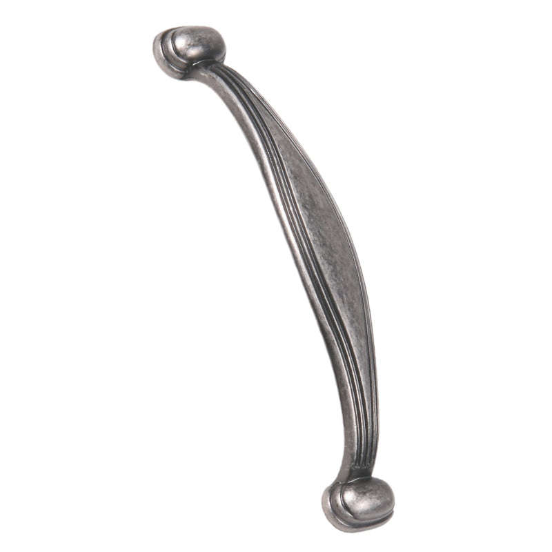 ROCO Victoria Antique Cupboard Handle Oxidised Tin 96mm