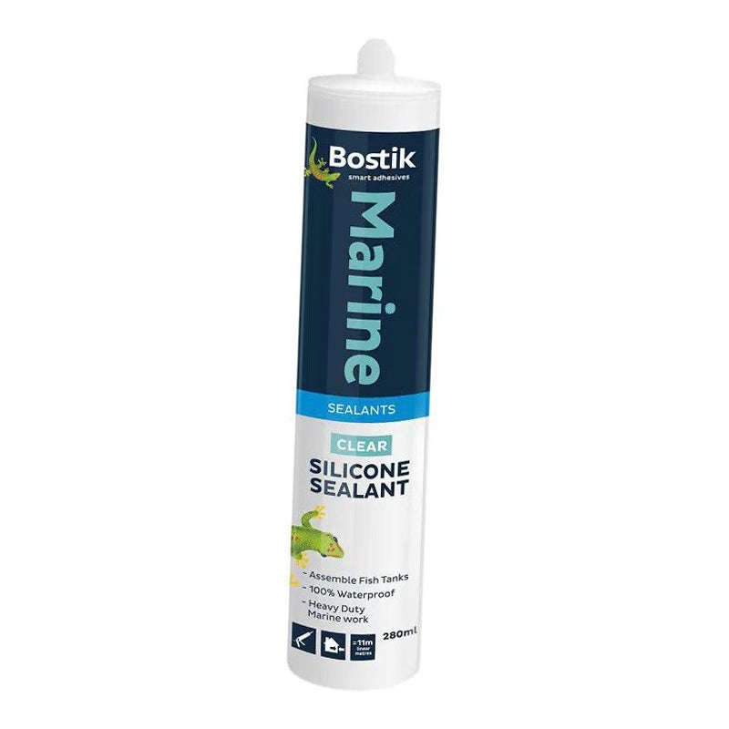 BOSTIK Marine Silicone Sealant Clear 280ml