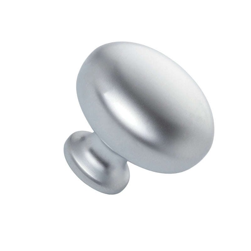 ROCO Small Base Drawer Knob Matt Chrome 32mm