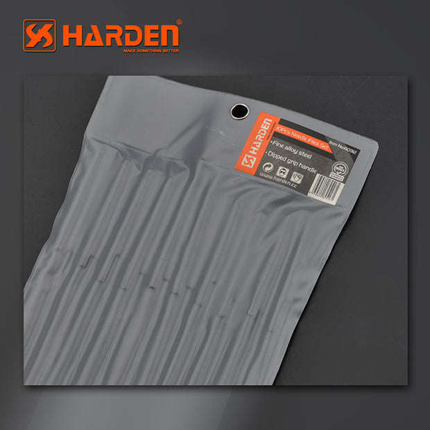 HARDEN 10 Piece Needle File Set  - 4 x 160mm