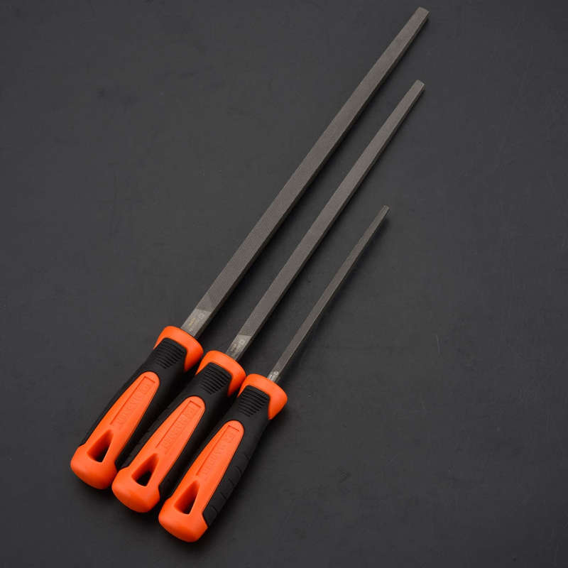 HARDEN 8"  Square Second Cut File With Soft Handle (200mm)
