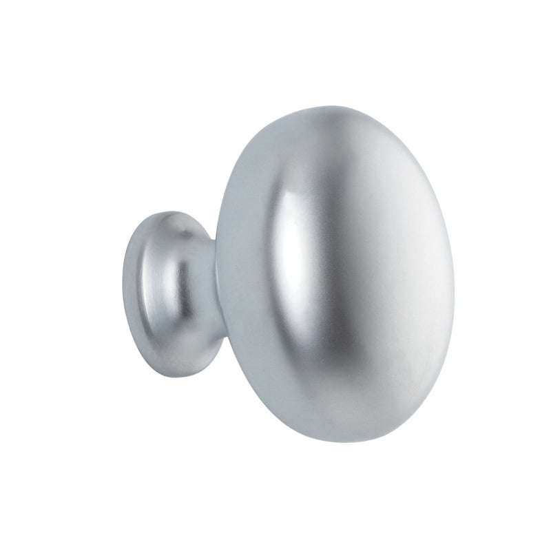 ROCO Small Base Drawer Knob Matt Chrome 32mm